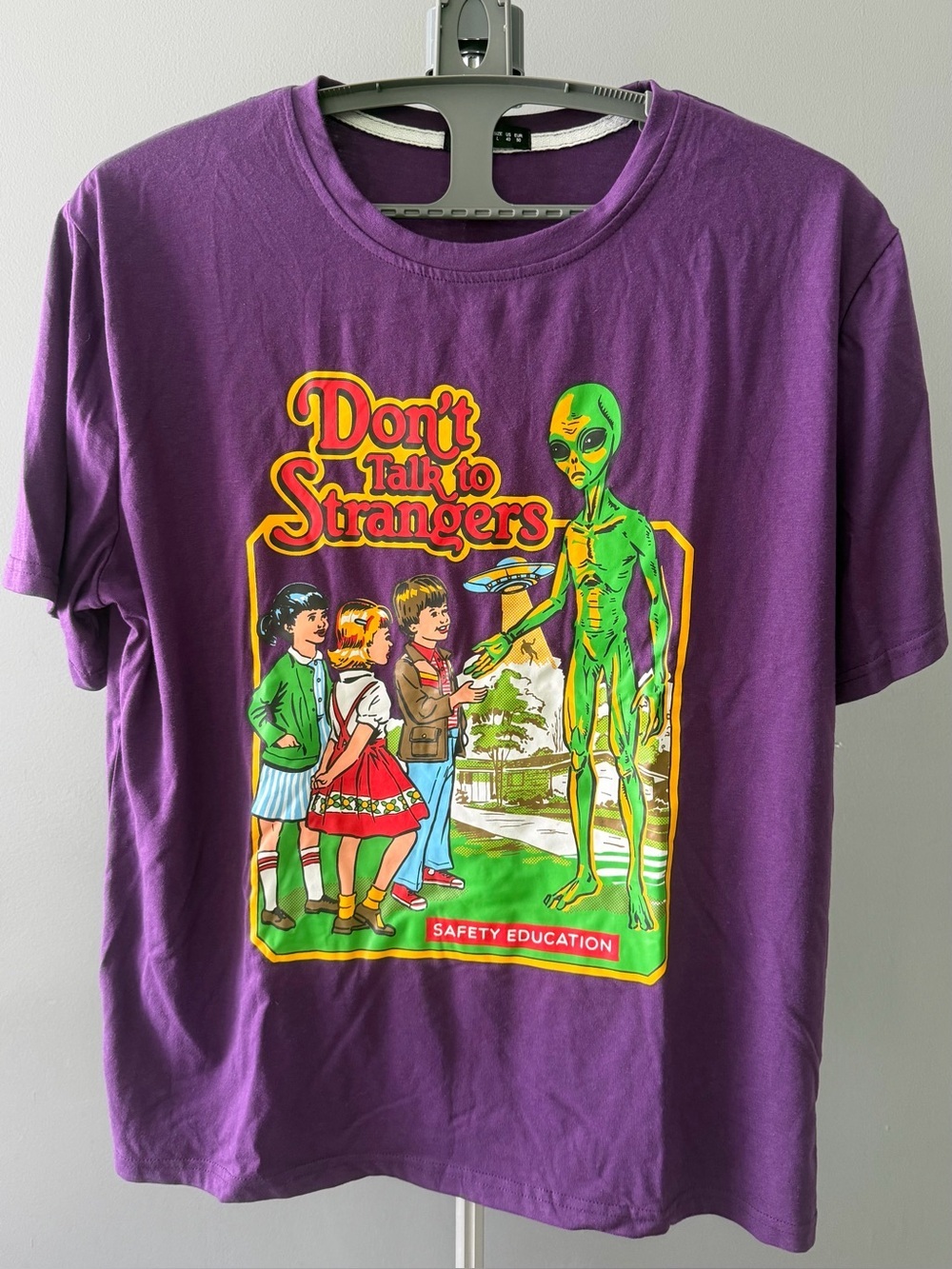 Romwe Don’t Talk to Strangers Shirt